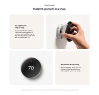slide 6 of 9, Google Nest Learning Thermostat (4th Gen) with Nest Temperature Sensor (2nd Gen) - Silver, 1 ct