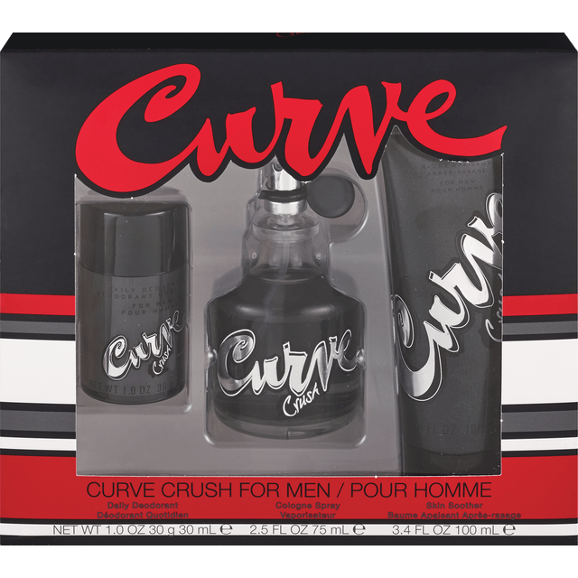 slide 1 of 1, Curve Crush For Men Mens Gift Set 3 Pcs, 3 ct