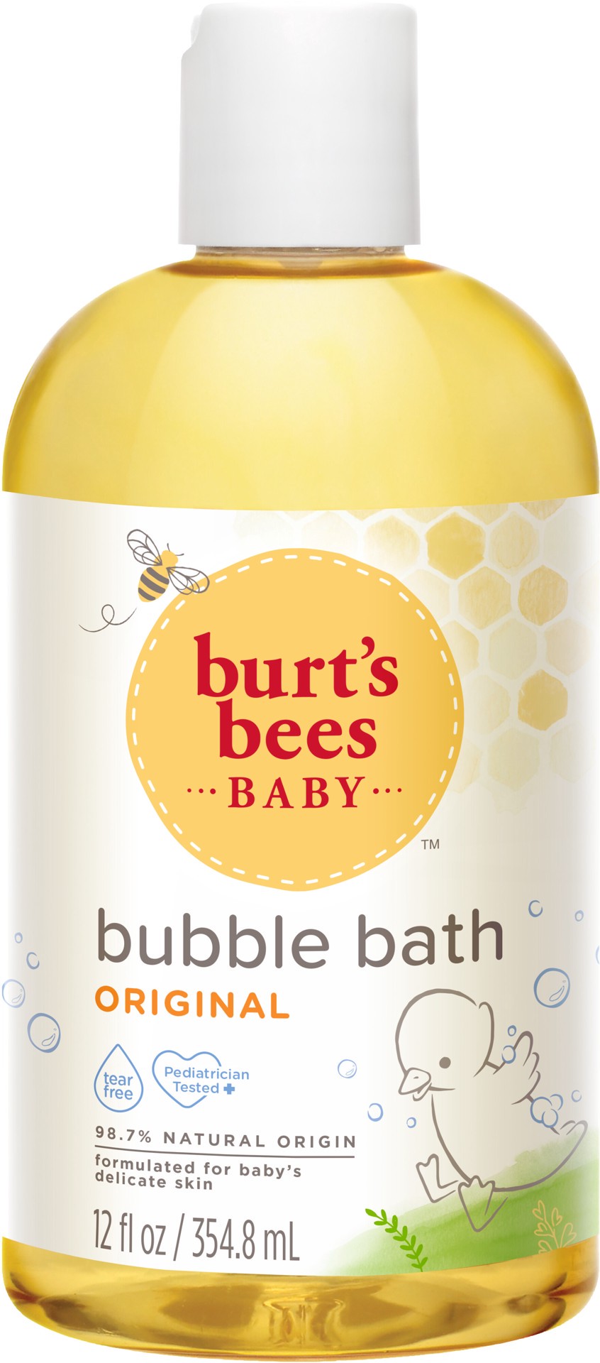 slide 1 of 3, Burt's Bees Baby™ Bubble Bath, Tear Free Baby Wash, 12 Fluid Ounces, 12 fl oz