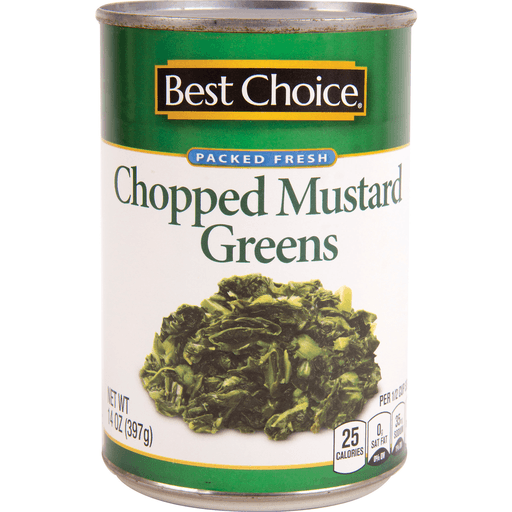 slide 1 of 1, Best Choice Chopped Mustard Green, 14.5 oz