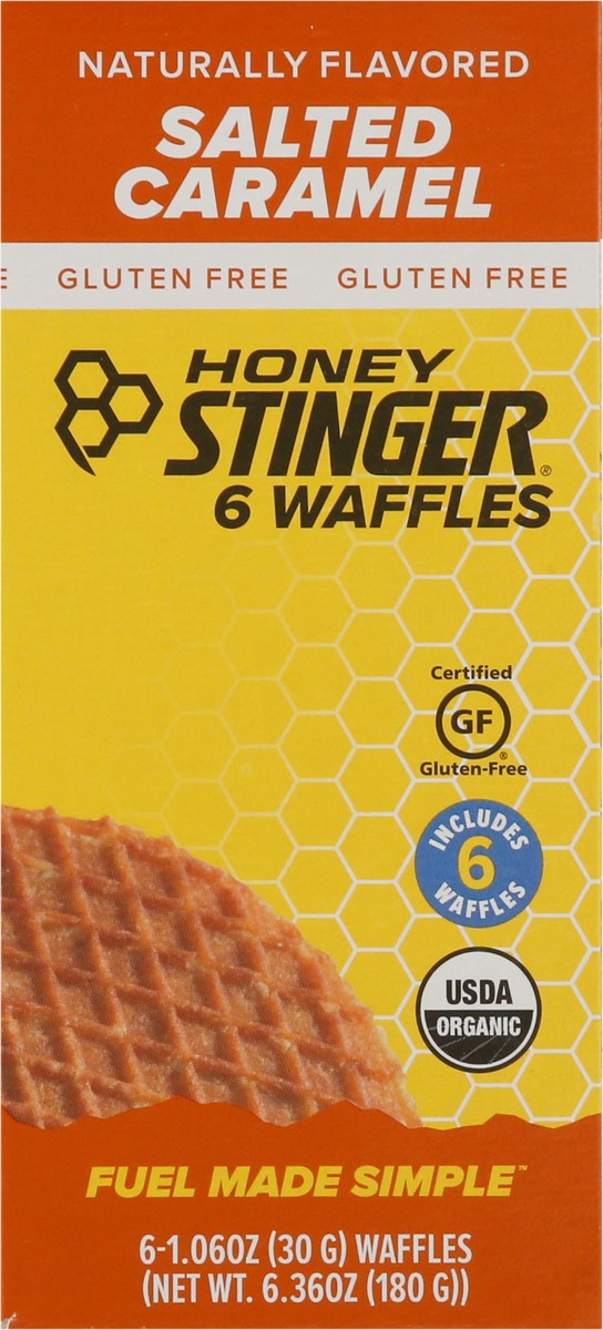 slide 8 of 13, Honey Stinger Salted Caramel Energy Waffle 6 - 1.06 oz Packs, 6 ct