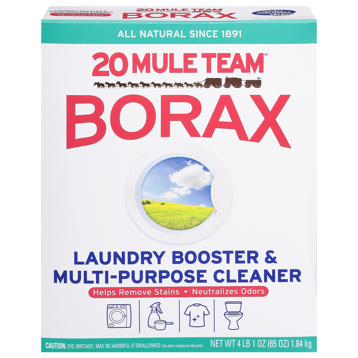 slide 4 of 4, 20 Mule Team Multi-Purpose Cleaner Laundry Booster 65 oz, 65 oz