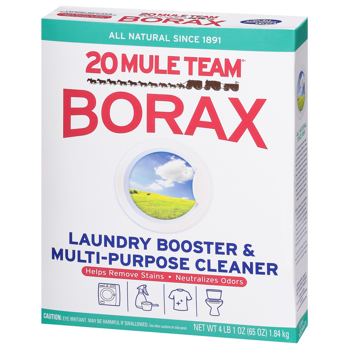 slide 3 of 4, 20 Mule Team Multi-Purpose Cleaner Laundry Booster 65 oz, 65 oz