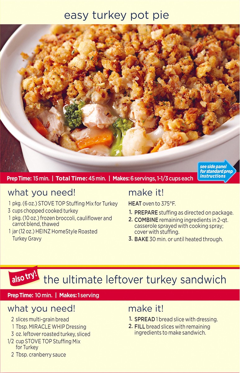 slide 4 of 9, Stove Top Stuffing Mix for Turkey Twin Pack, 12 oz Box, 2 ct