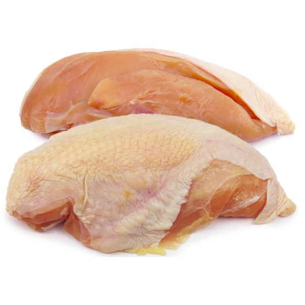 slide 1 of 1, Foster Farms Fresh Natural Half Chicken Breasts Value Pack, per lb