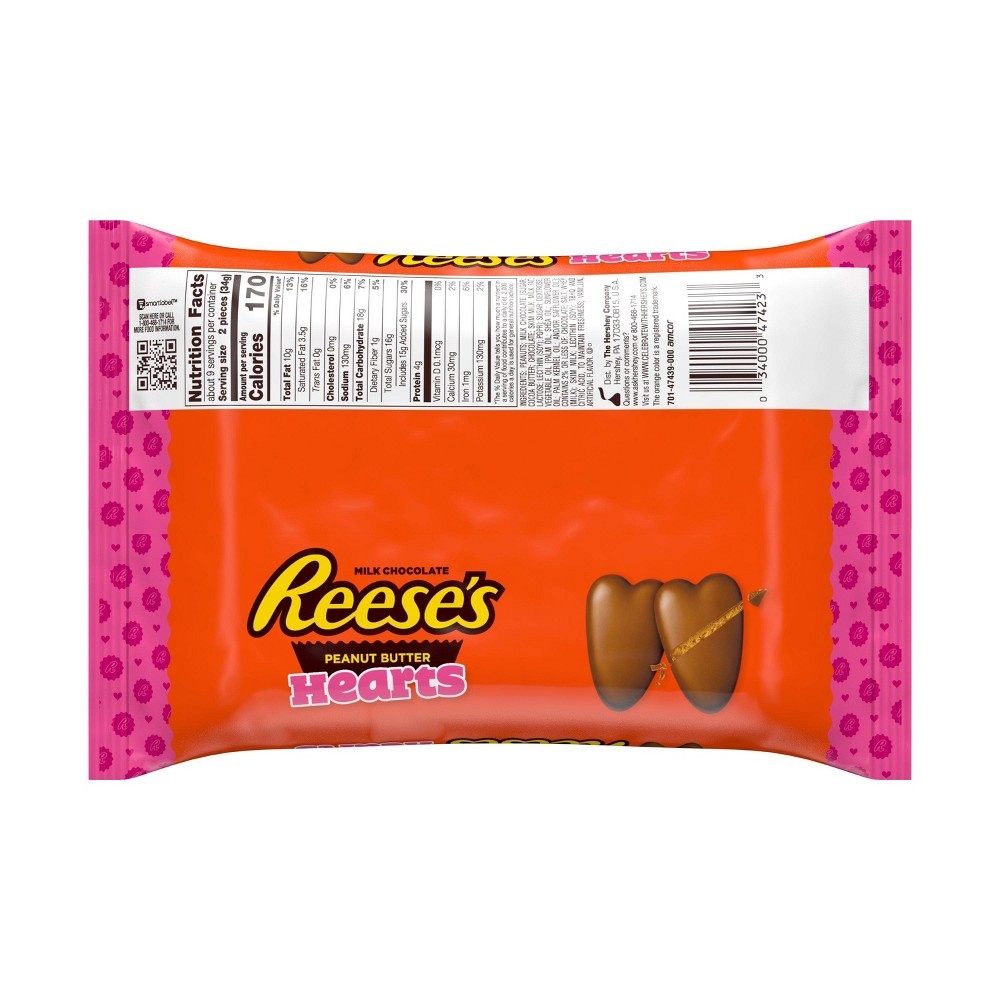 slide 3 of 3, Reese's Milk Chocolate & Peanut Butter Hearts, 10.2 oz