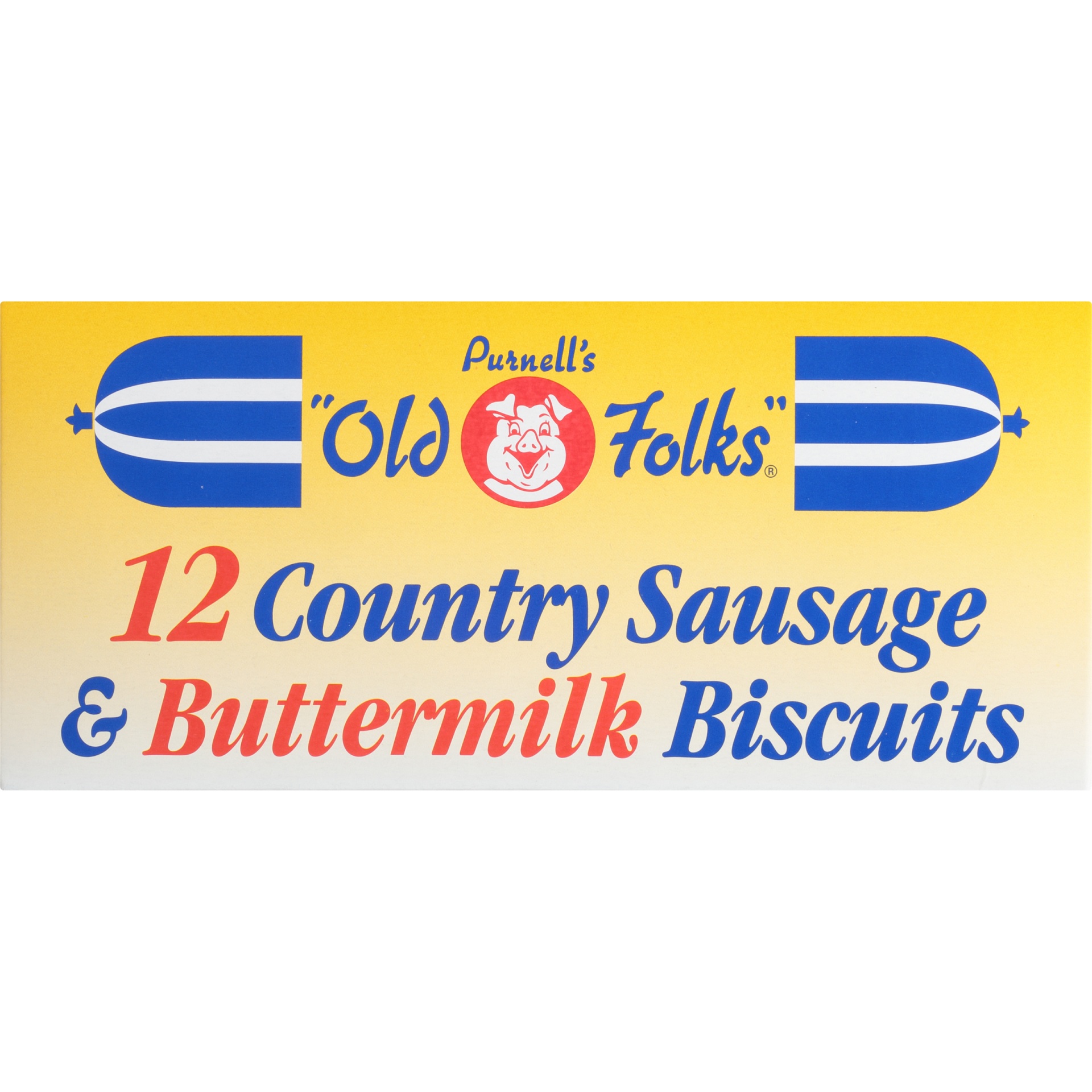 Purnell's "Old Folks" 6 Twin Packs Country Sausage & Buttermilk
