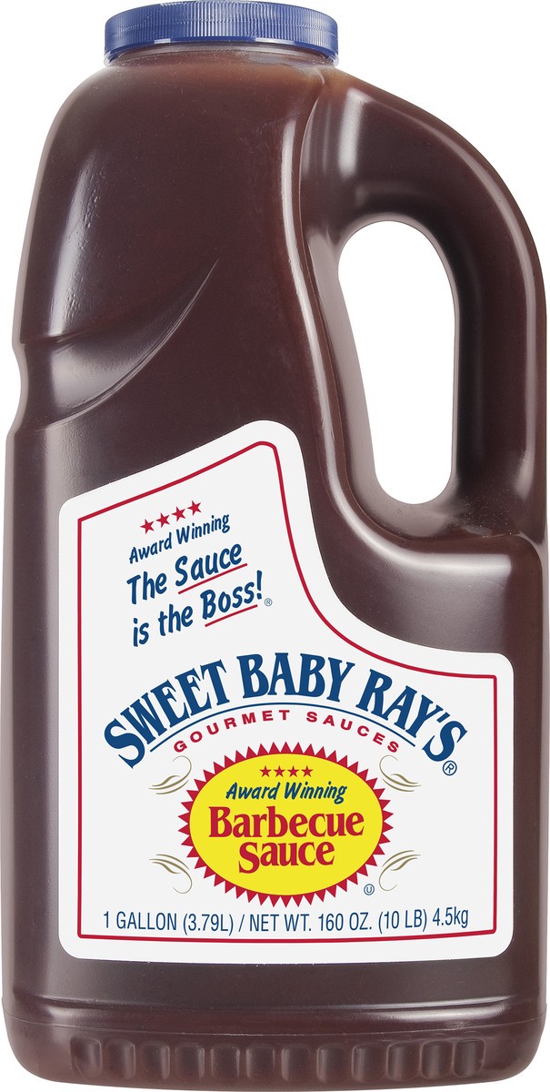 slide 1 of 9, Sweet Baby Ray's Barbecue Sauce, 128 oz