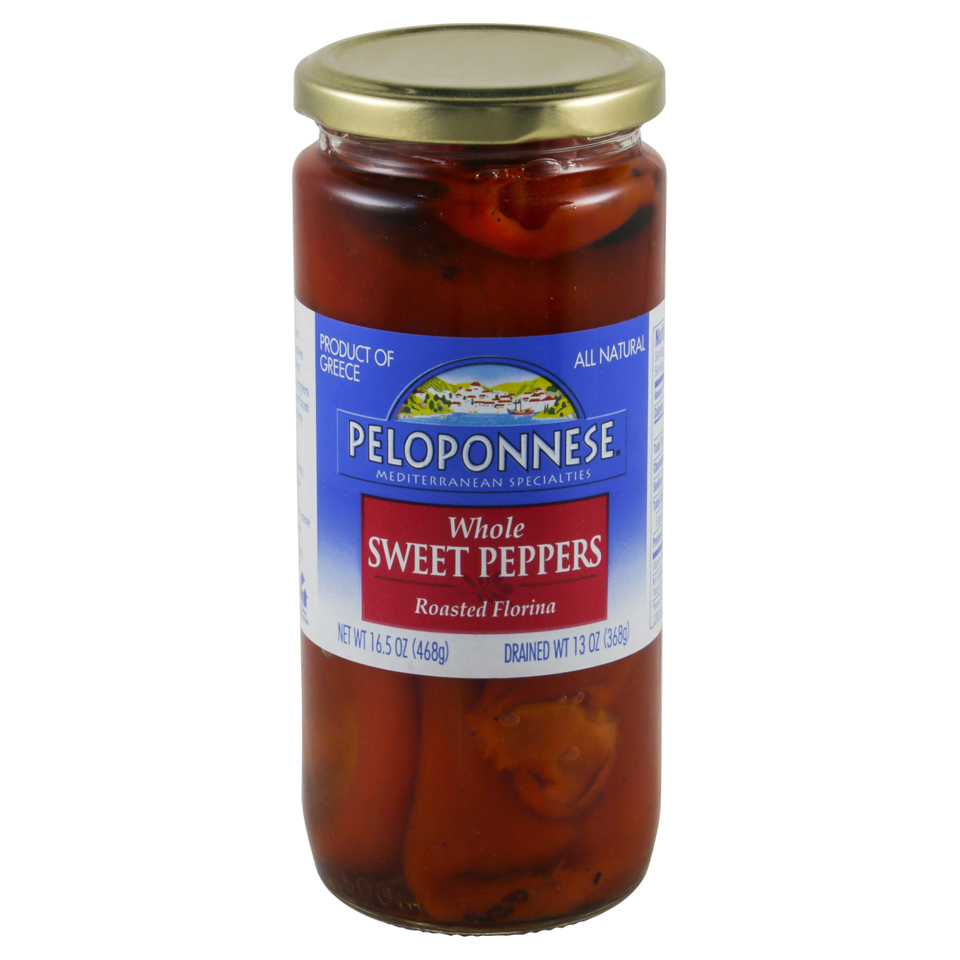 slide 1 of 4, Peloponnese Sweet Red Peppers 16.5 oz, 16.5 oz