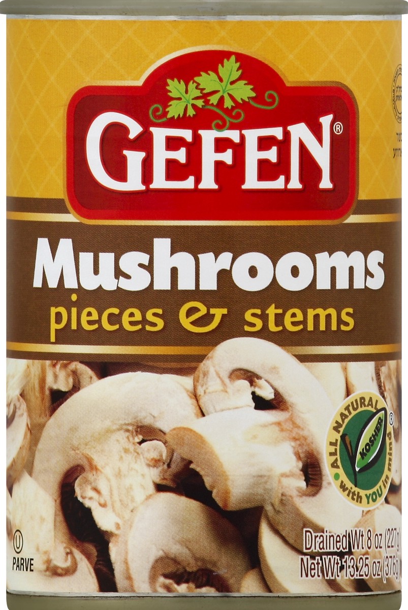 slide 2 of 2, Gefen Mushrooms Pieces & Stems, 8 oz