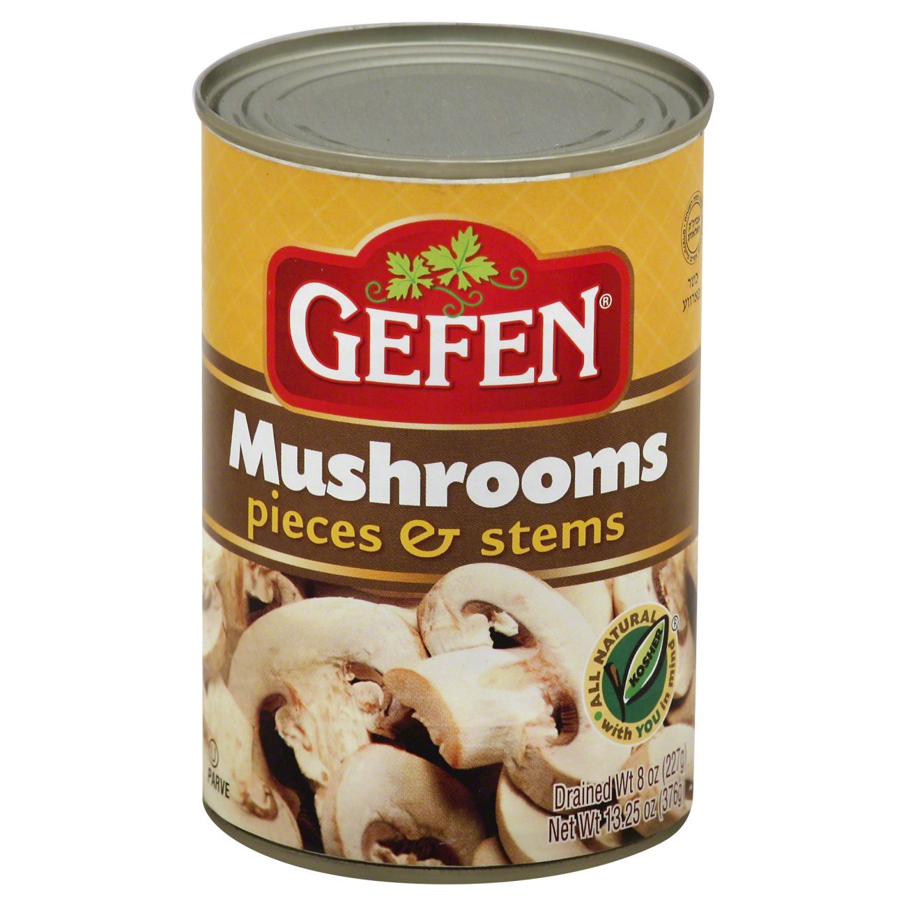 slide 1 of 2, Gefen Mushrooms Pieces & Stems, 8 oz