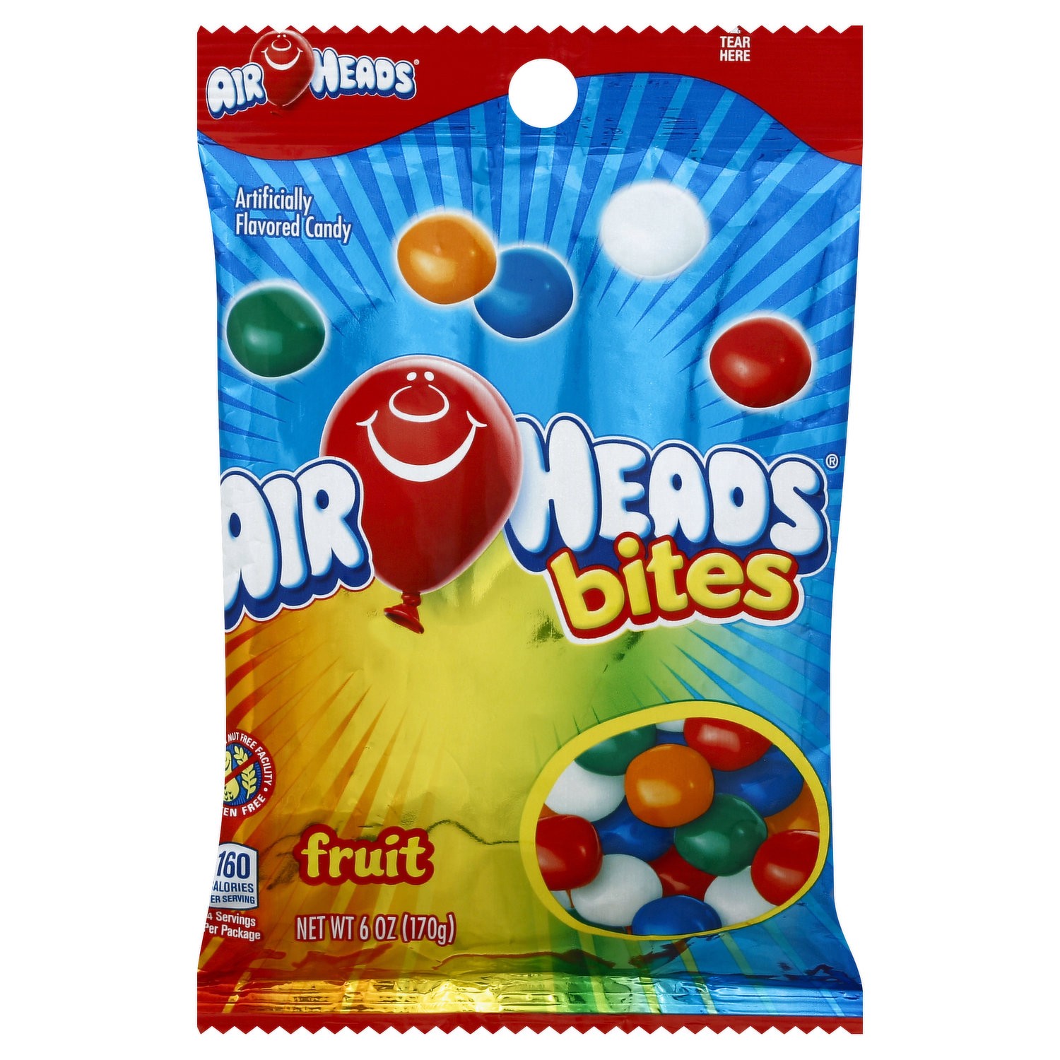 slide 1 of 9, Airheads Bites, 6 oz