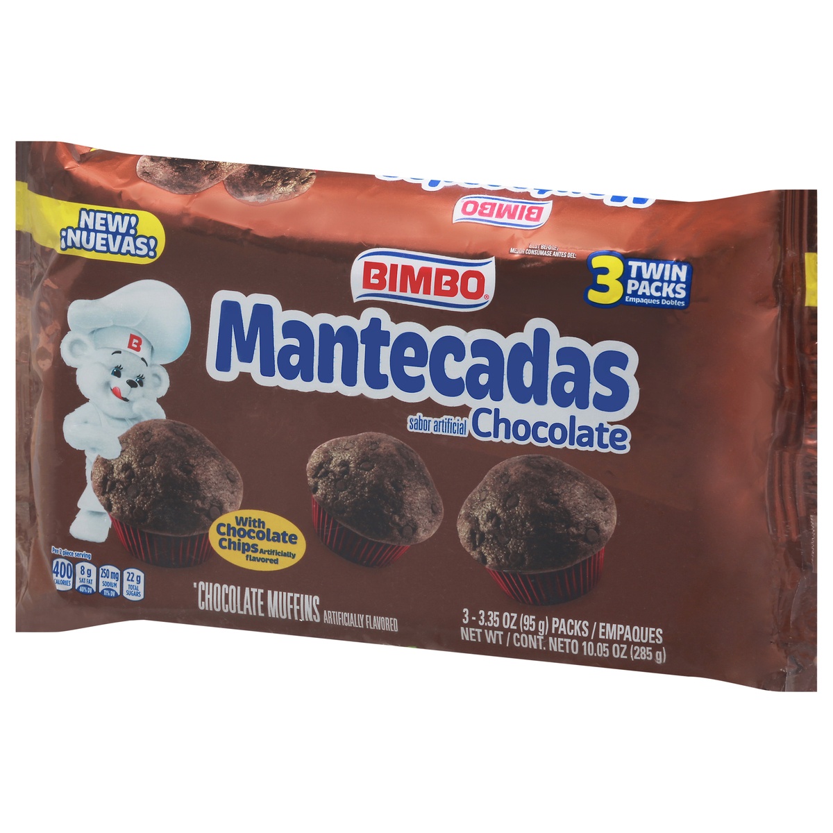 slide 3 of 11, Bimbo Mantecadas Chocolate, 10.5 oz