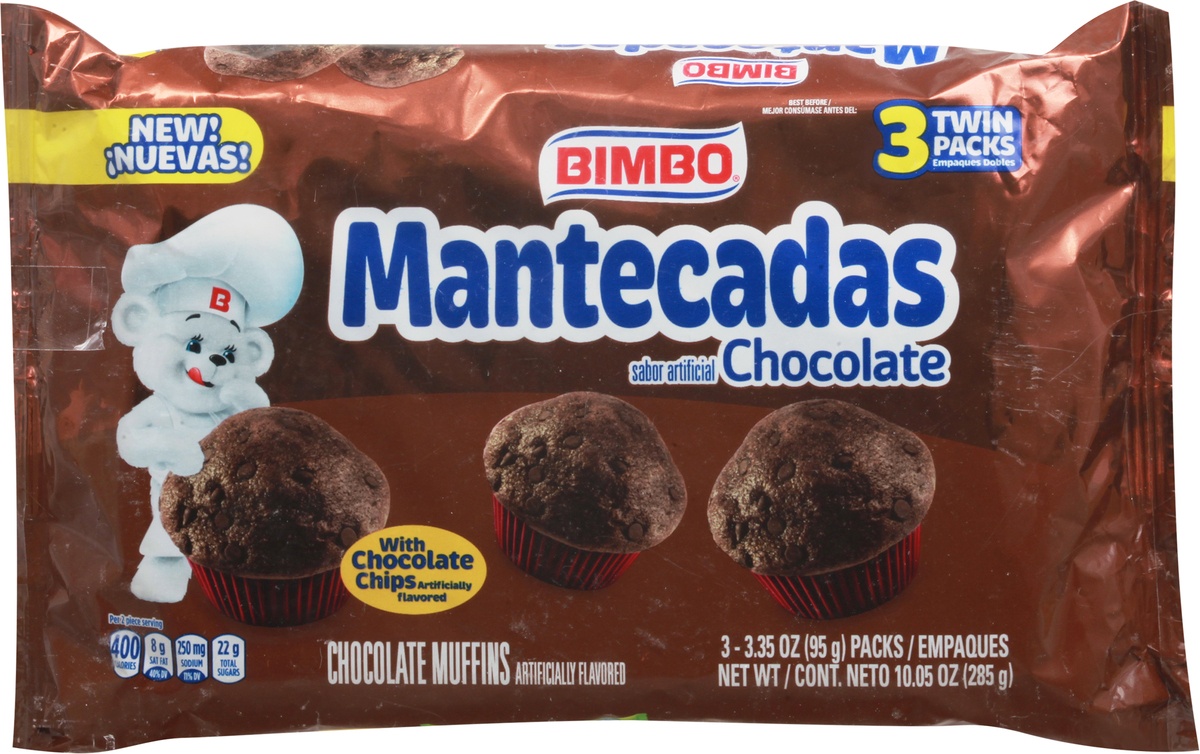 slide 9 of 11, Bimbo Mantecadas Chocolate, 10.5 oz