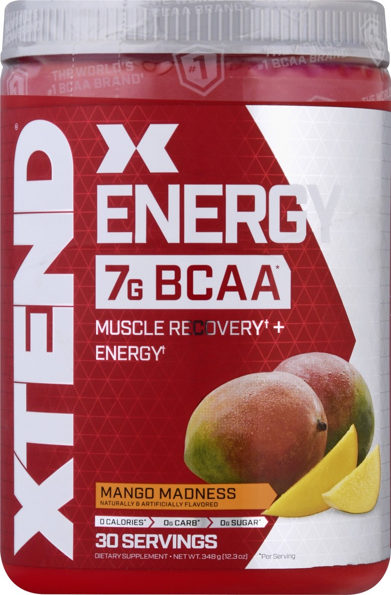 slide 9 of 11, XTend Energy Mango Madness BCAA 348 g, 1 ct