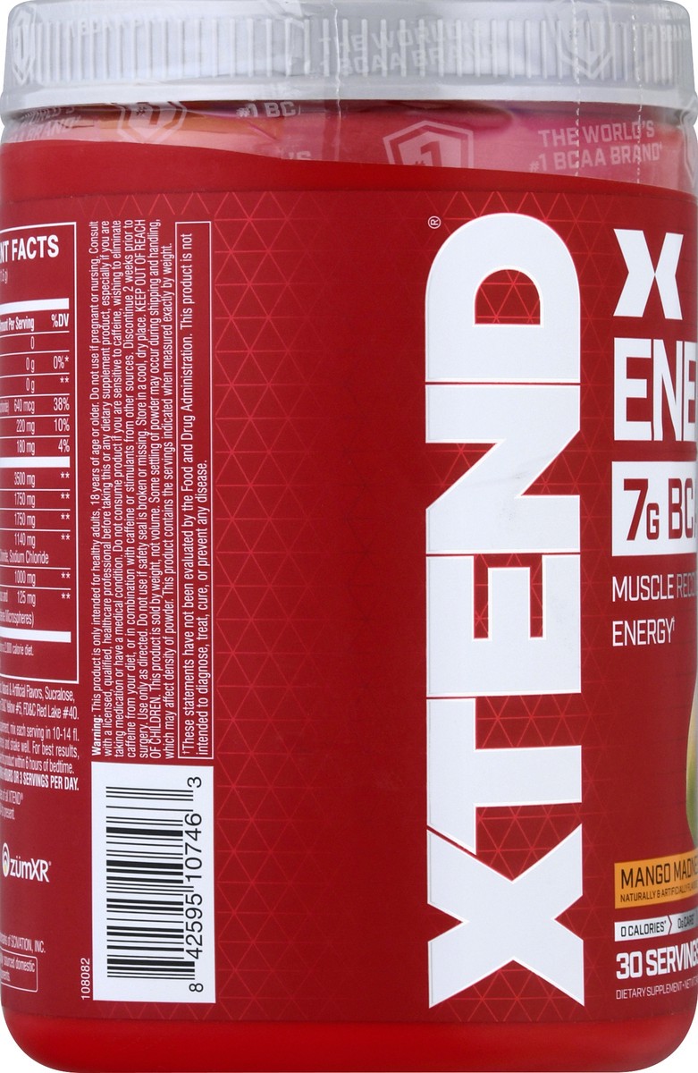 slide 4 of 11, XTend Energy Mango Madness BCAA 348 g, 1 ct