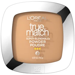 L'Oréal L'Oreal Paris True Match Makeup Super Blendable Oil-Free Pressed Powder - W5 Sand Beige - 0.33oz