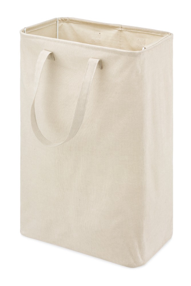 slide 1 of 2, Whitmor Canvas Laundry Hamper, 1 ct