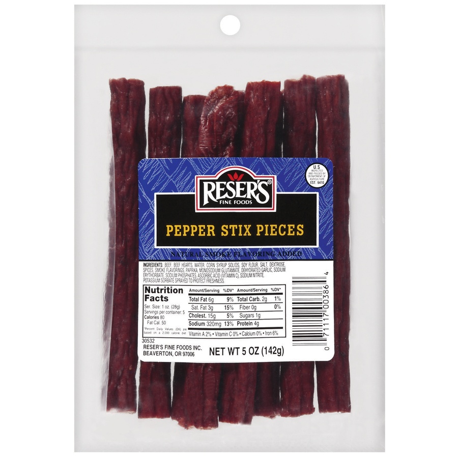 slide 1 of 1, Reser's Stix Pepperoni, 6 oz