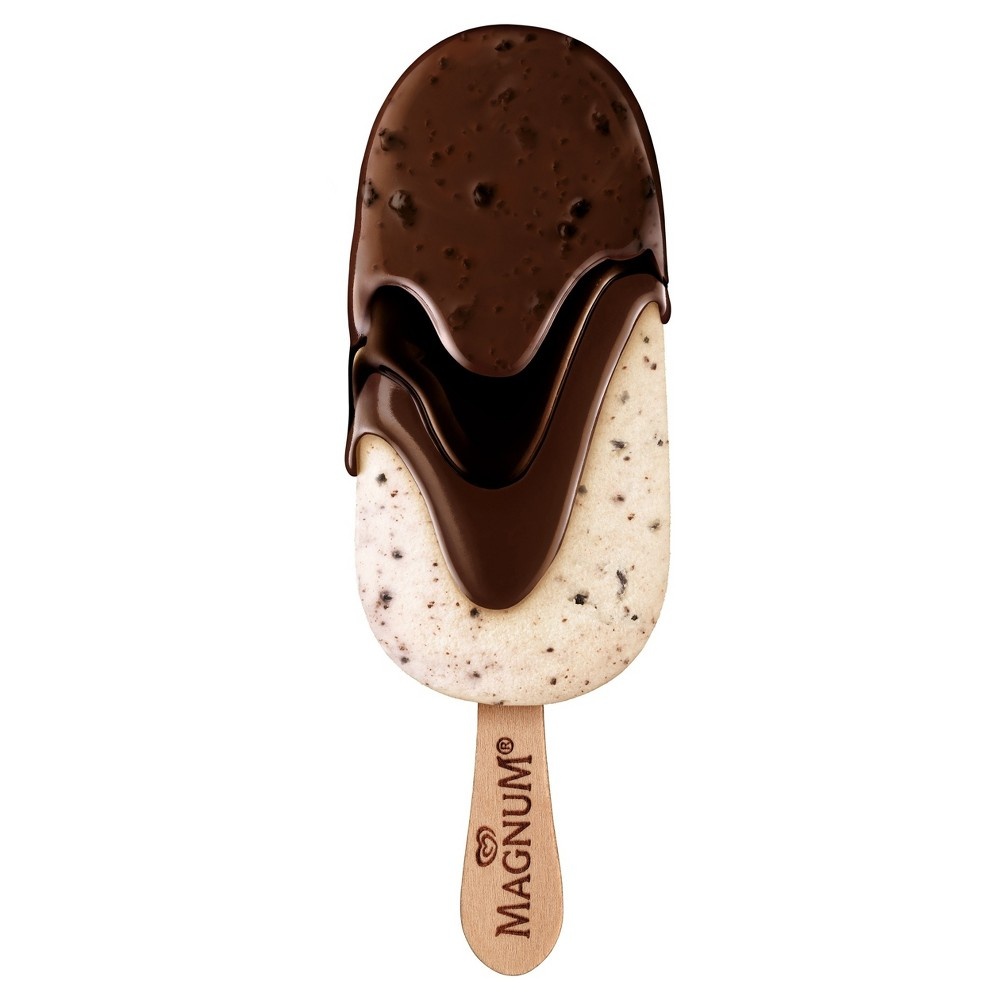 slide 3 of 5, Magnum Double Cookie & Cream Ice Cream Bar, 3 ct; 9 fl oz