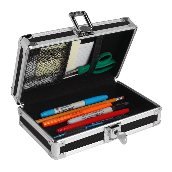 slide 1 of 1, Vaultz Locking Pencil Box, Assorted Colors, 1 ct