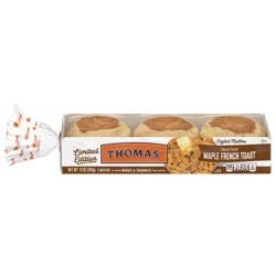 Thomas' Limited Edition Maple French Toast English Muffins, 6 count, 13 oz