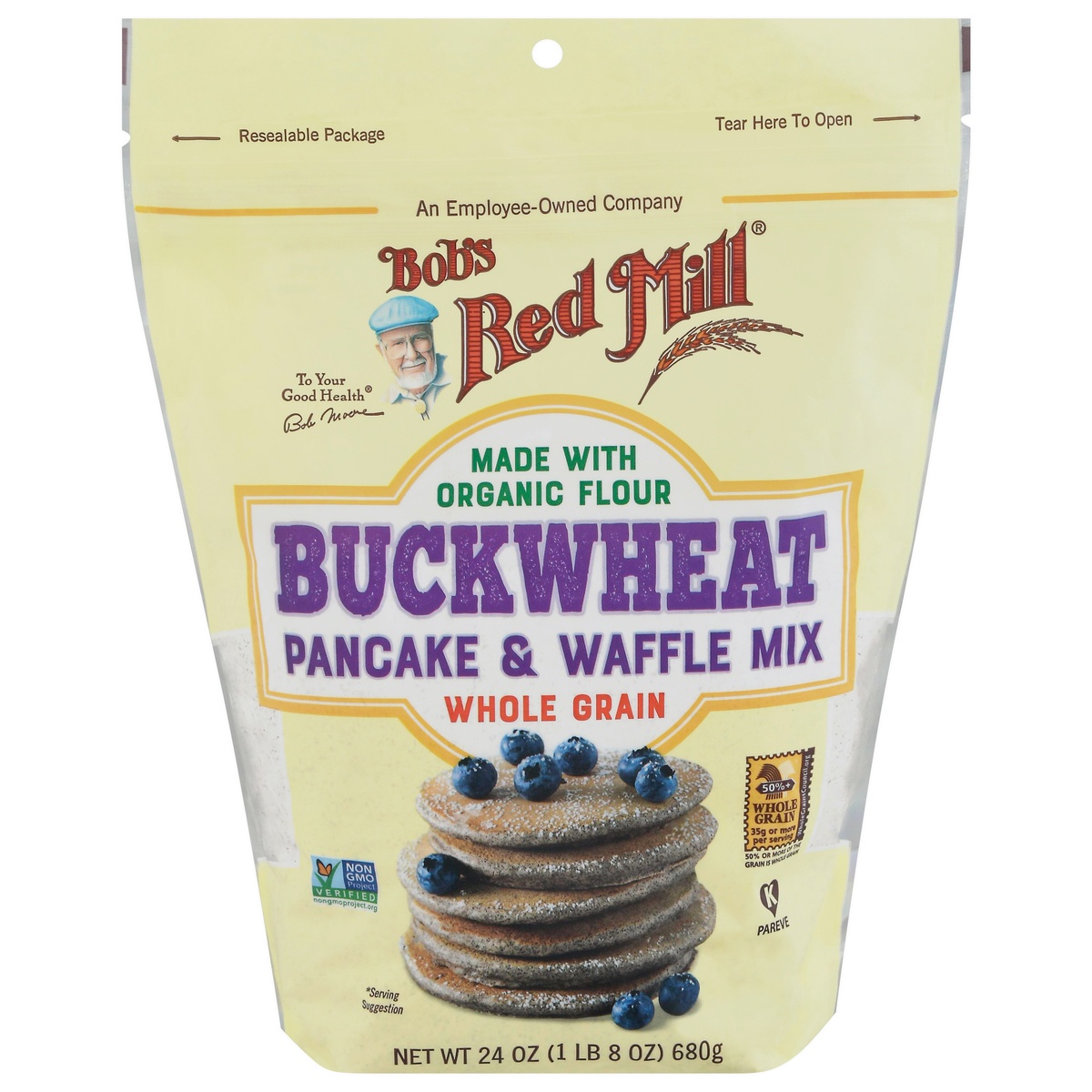 slide 1 of 11, Bob's Red Mill Buckwheat Pancake Mix, 24 oz