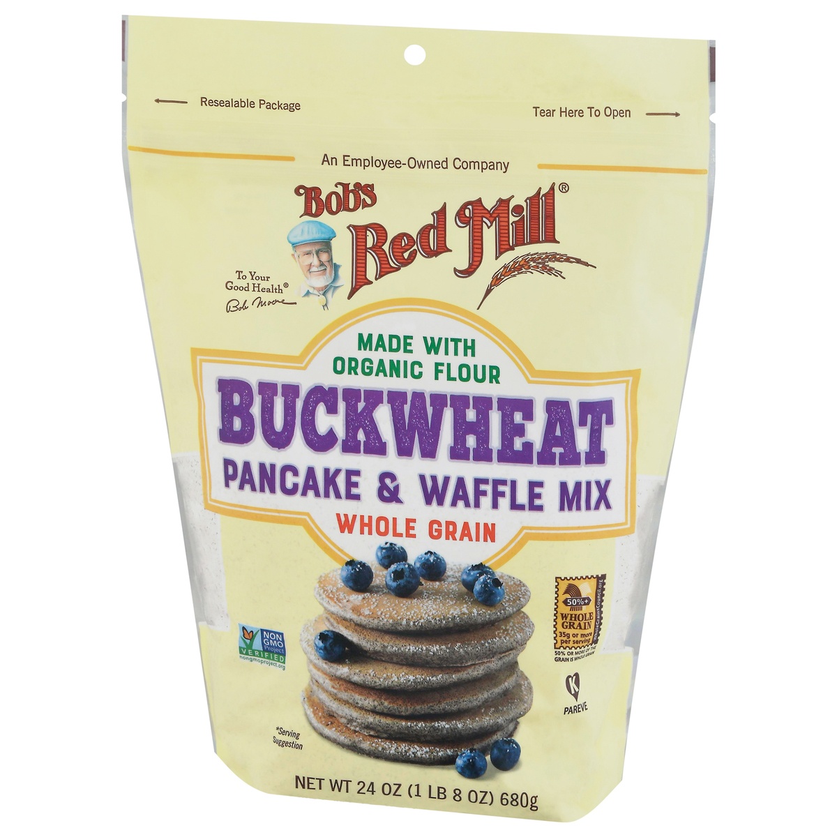 slide 3 of 11, Bob's Red Mill Buckwheat Pancake Mix, 24 oz