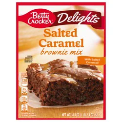 Betty Crocker Delights Salted Caramel Brownie Mix, 18.4 oz.