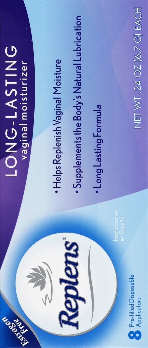 slide 8 of 8, Replens Vaginal Moisturizer 8 ea, 8 ct