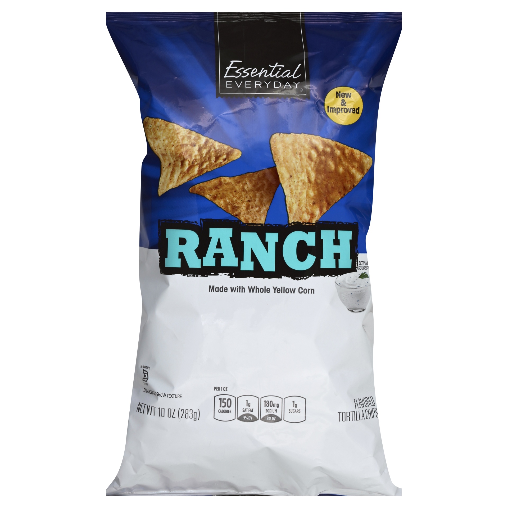 slide 1 of 6, Essential Everyday Ranch Tortilla Chips, 10 oz