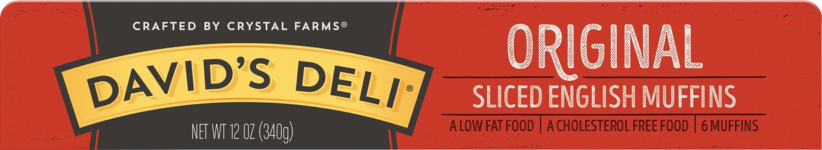 slide 4 of 7, David's Deli English Muffins, 6 ct