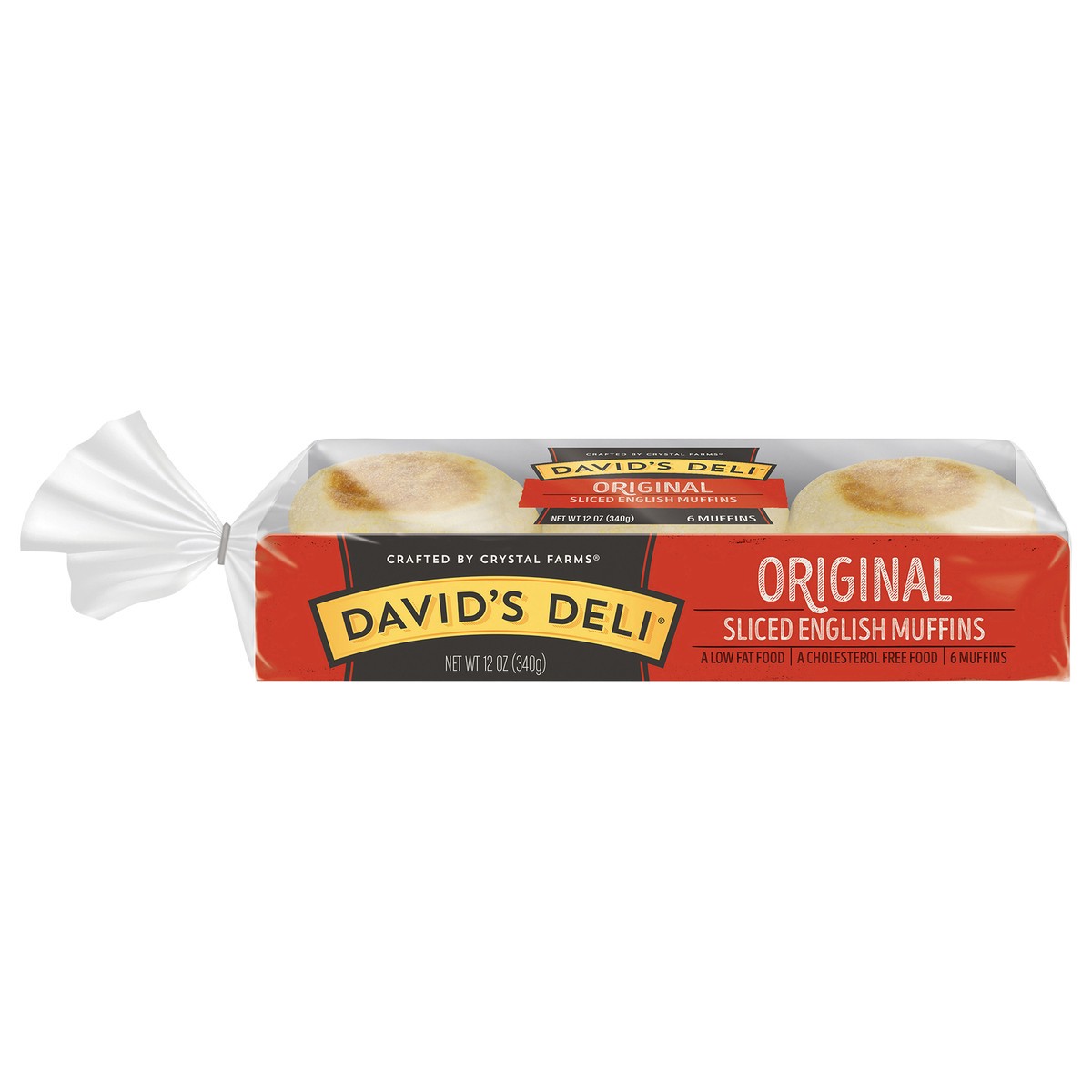 slide 1 of 7, David's Deli English Muffins, 6 ct