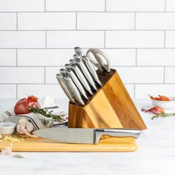 Hy-Vee Seasons 14 Piece Titan Knife Block Set