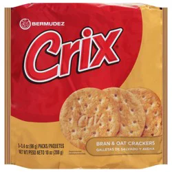 Crix Bran & Oat Crackers - 3 x 3.4 oz Packs