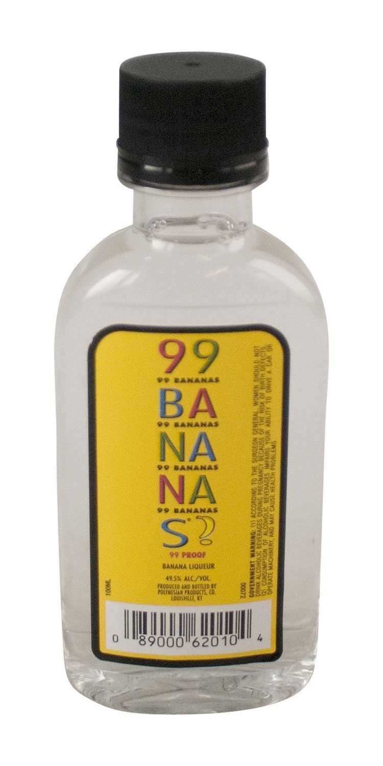 slide 1 of 2, 99 Brand Bananas Schnapps, 100 ml