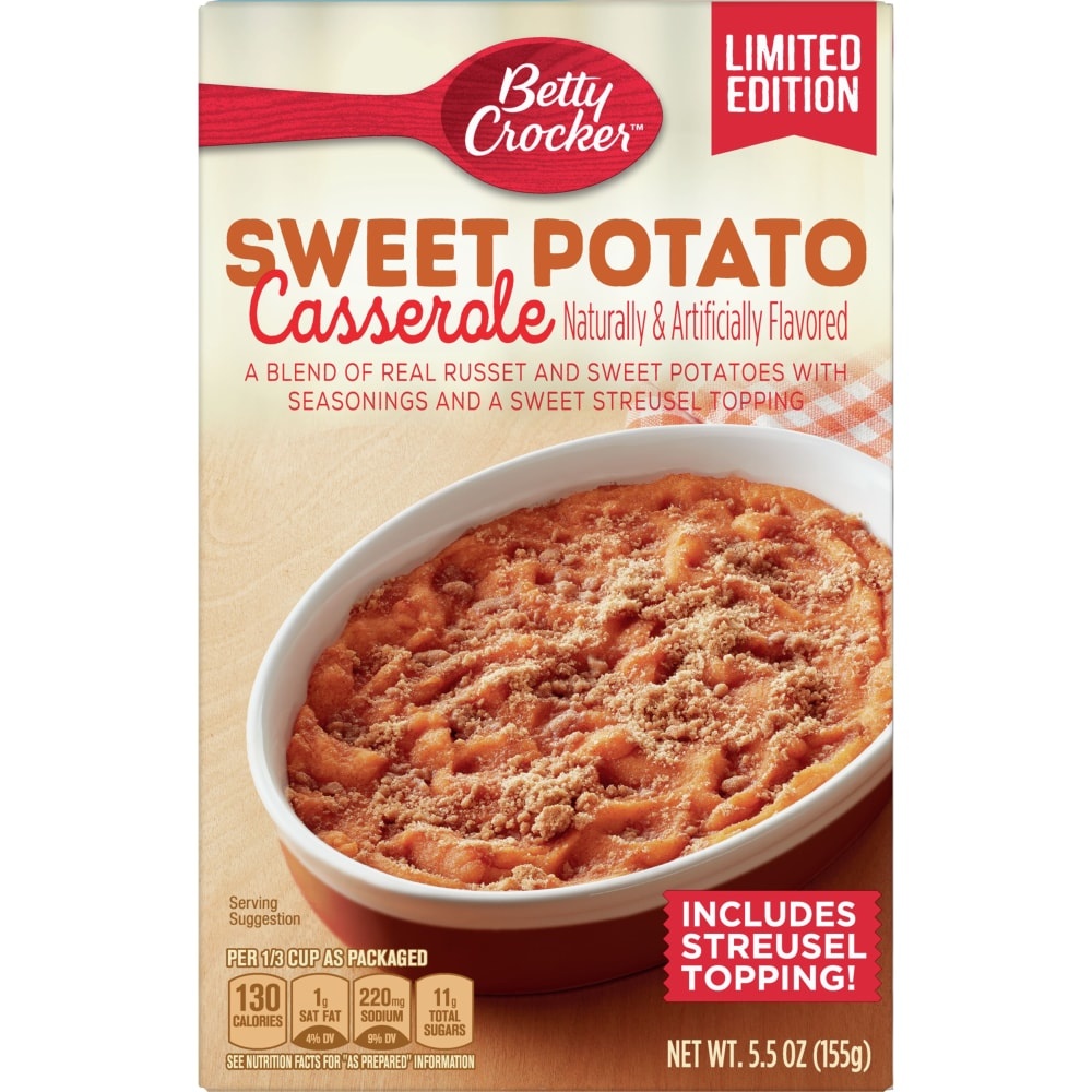 slide 1 of 1, Betty Crocker Mashed Sweet Potato Casserole, 2.5 oz