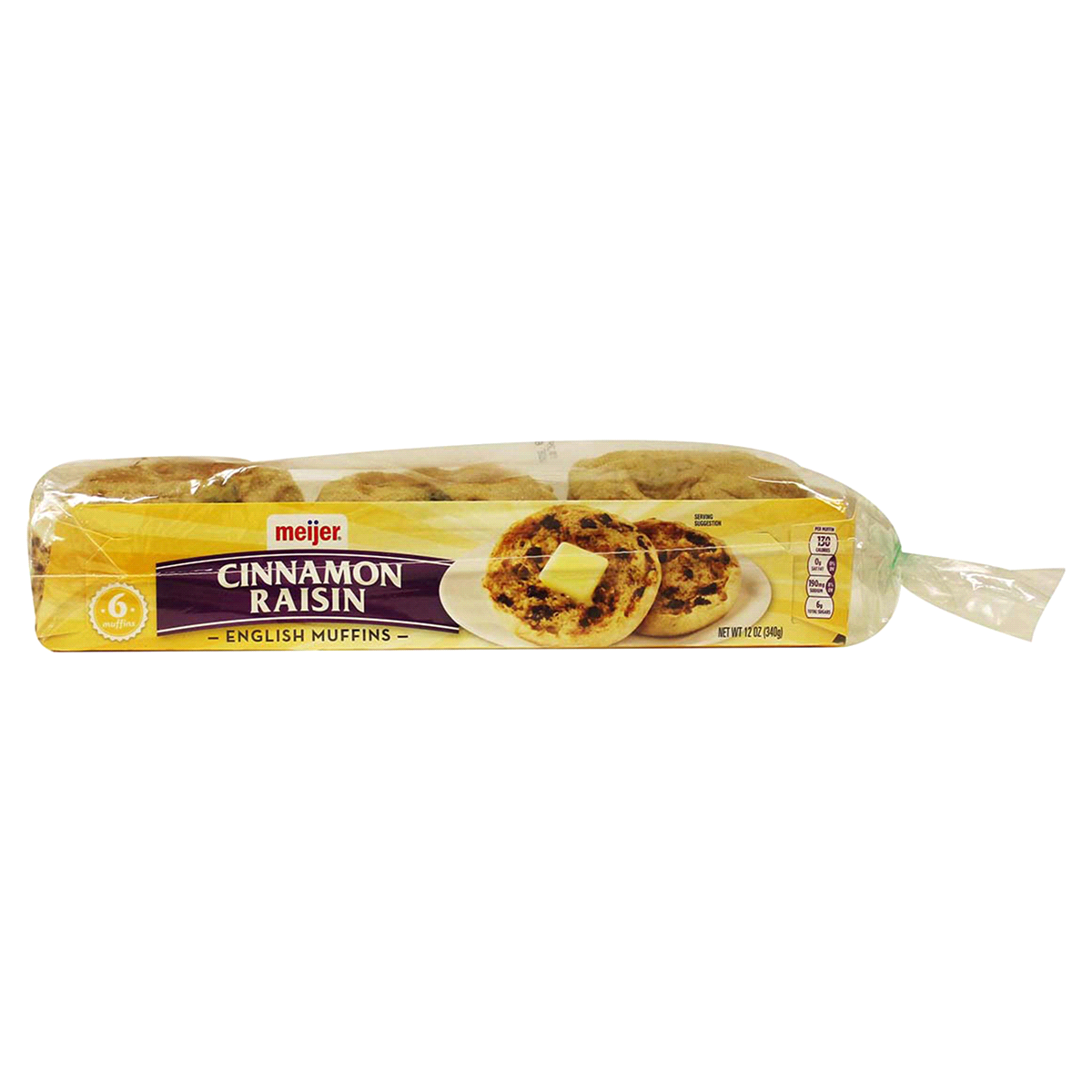 slide 5 of 6, Meijer Cinnamon Raisin English Muffins, 6 ct