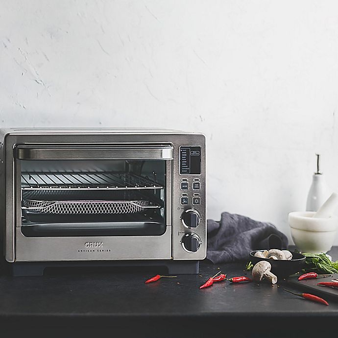slide 12 of 12, CRUX Artisan Series 6 Slice Digital Air Frying Toaster Oven, 1 ct