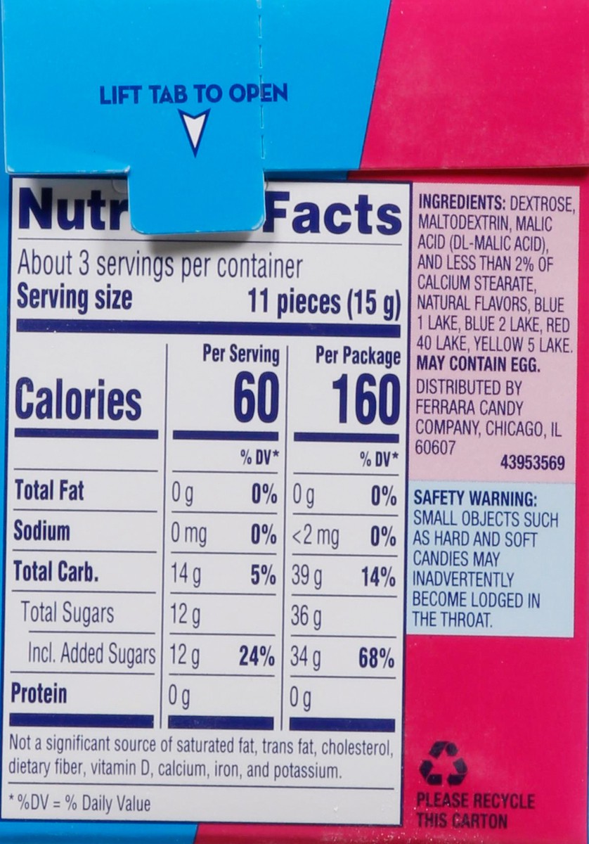 slide 4 of 10, SweeTARTS Conversation Hearts Cand Valentines 27 ct 157387, 1.5 oz