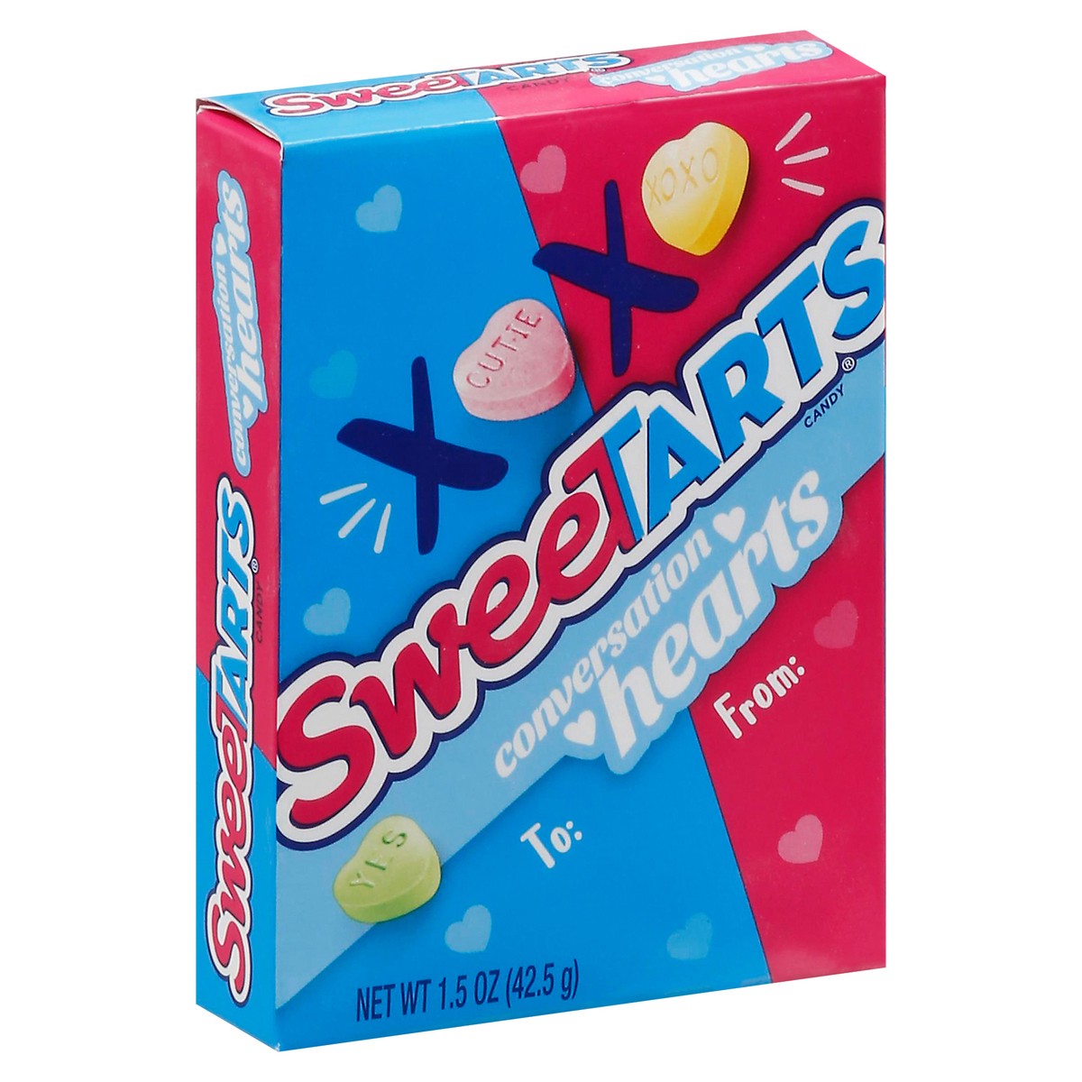 slide 7 of 10, SweeTARTS Conversation Hearts Cand Valentines 27 ct 157387, 1.5 oz