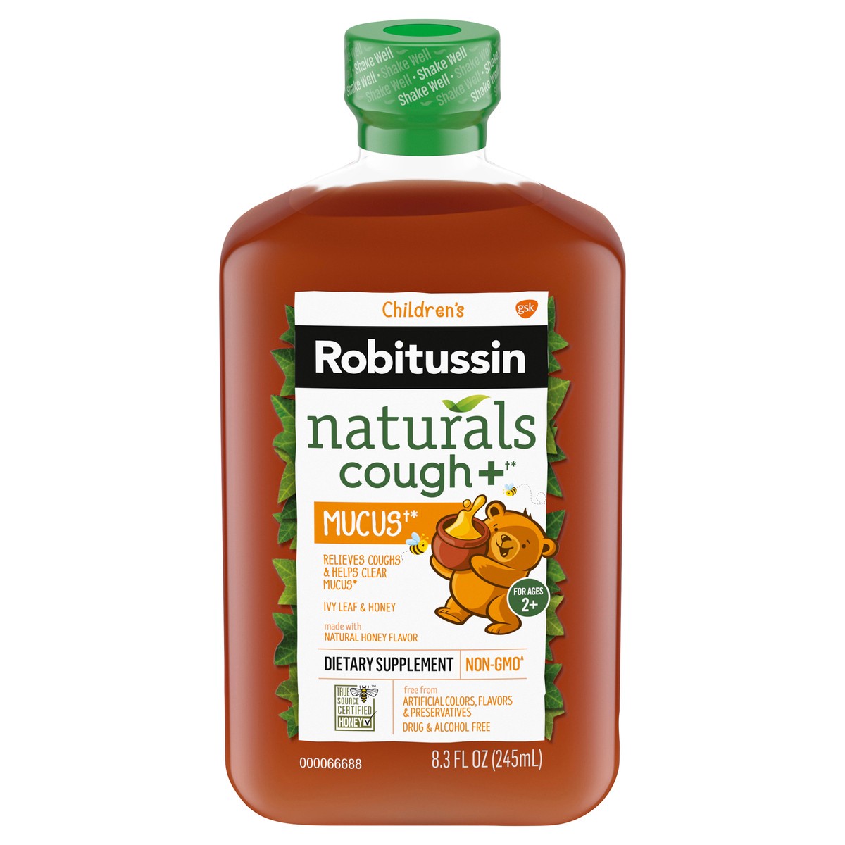 slide 1 of 9, Robitussin Children''s Robitussin Naturals Cough Relief Syrup Honey & Ivy Leaf 8.3 oz, 8.3 fl oz