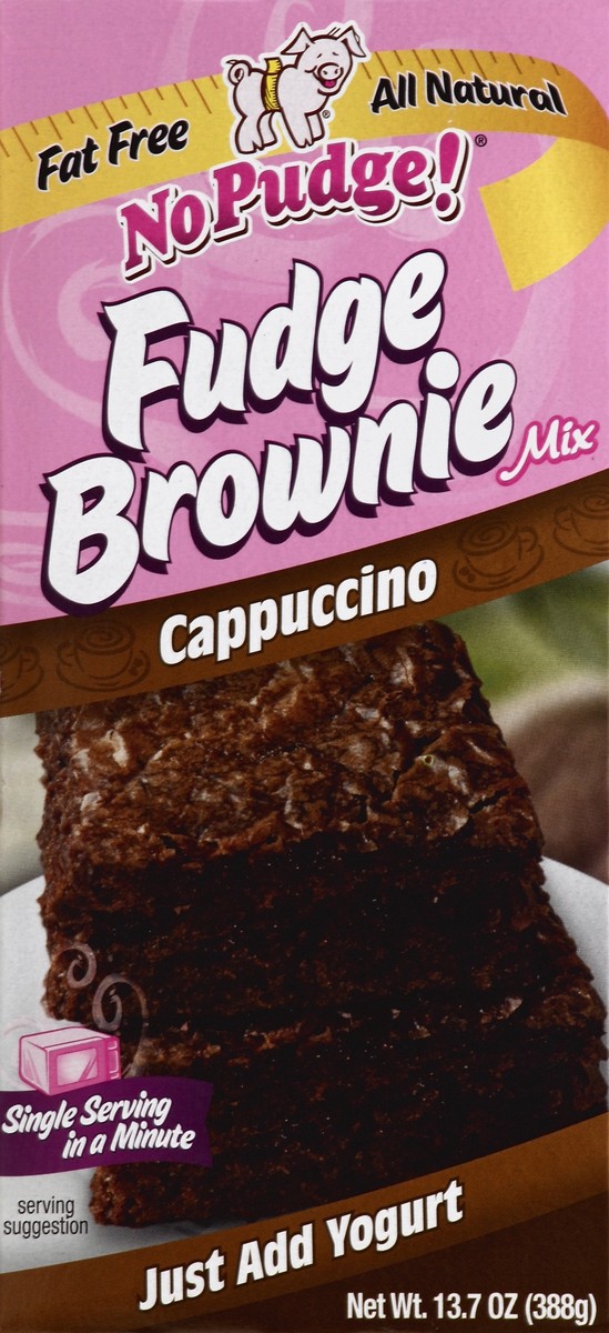 slide 4 of 4, No Pudge Fudge Brownie Mix, Cappuccino, 13.7 oz