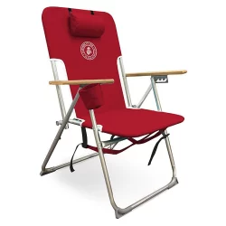 Caribbean Joe High Weight Capacity Beach Chair - Red