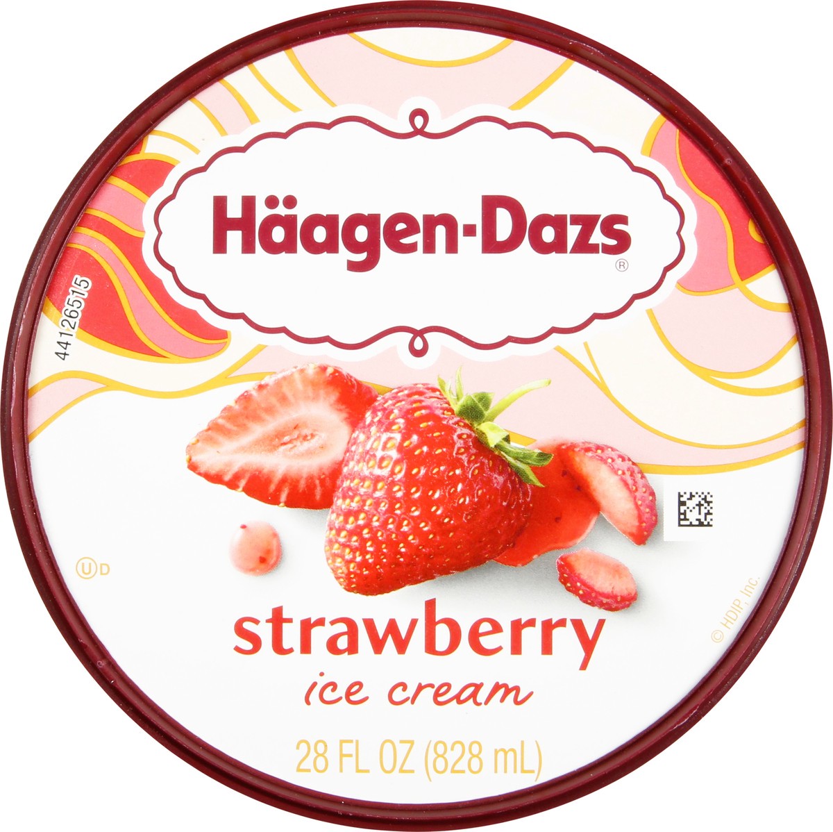 slide 7 of 9, Häagen-Dazs Strawberry Ice Cream 28 fl oz, 28 fl oz