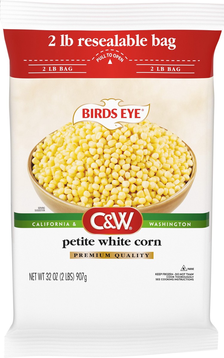 slide 1 of 8, Birds Eye C&W Premium Quality Petite White Corn 32 oz, 32 oz