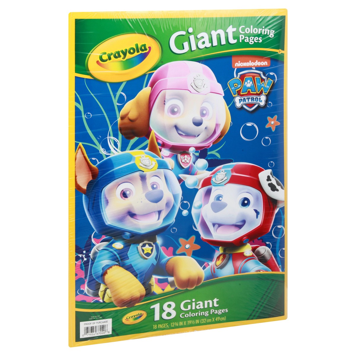 slide 2 of 8, Crayola Giant Coloring Pages Paw Patrol, 18 ct