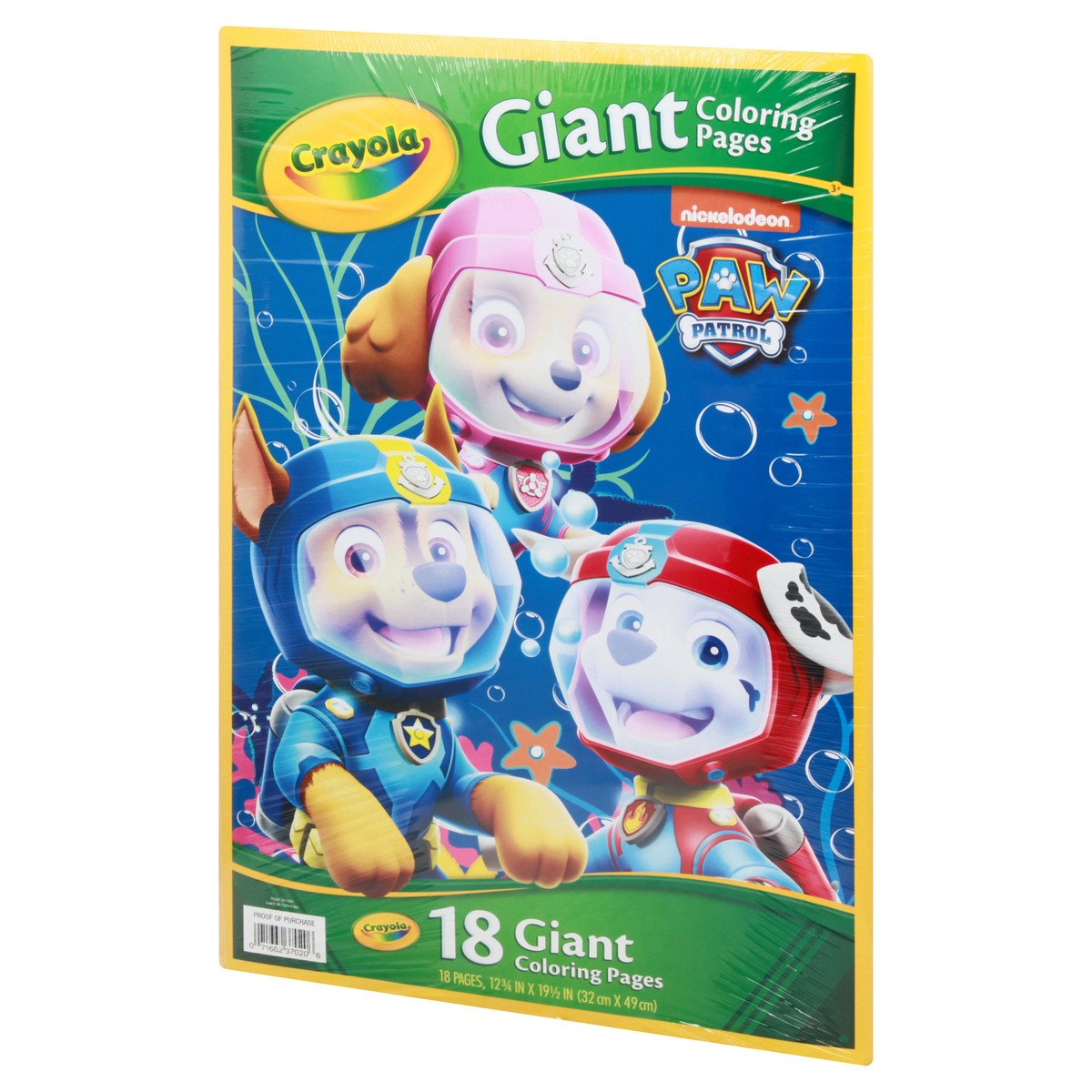 slide 3 of 8, Crayola Giant Coloring Pages Paw Patrol, 18 ct