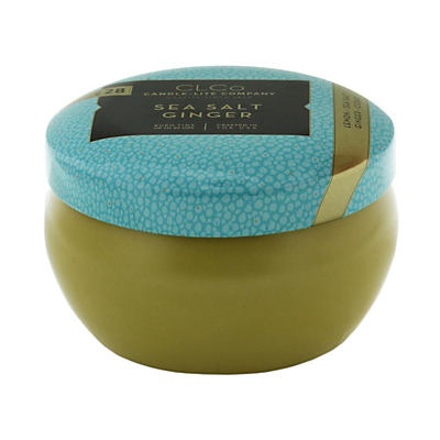 slide 1 of 1, Candle-Lite Tin Candle - Sea Salt & Ginger, 6.25 oz