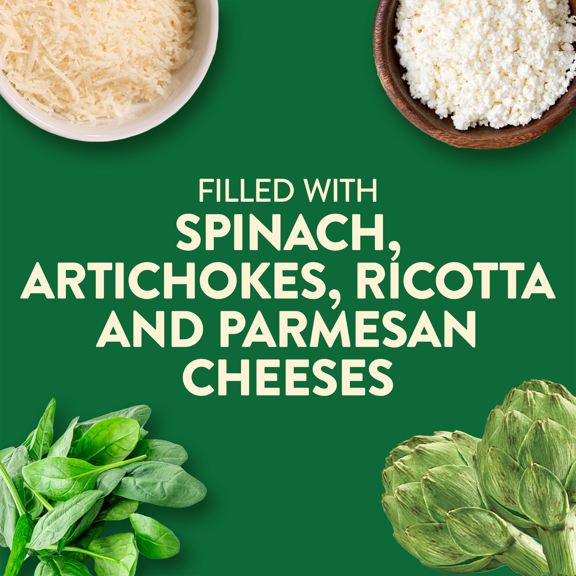slide 5 of 10, Buitoni Spinach and Artichoke Ravioli, Refrigerated Pasta, 9 oz Package, 9 oz